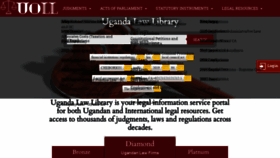 What Ugandalawlibrary.net website looked like in 2021 (2 years ago)