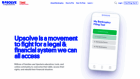 What Upsolve.org website looked like in 2021 (2 years ago)