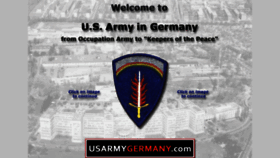 What Usarmygermany.com website looked like in 2021 (2 years ago)