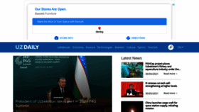 What Uzdaily.uz website looked like in 2021 (2 years ago)