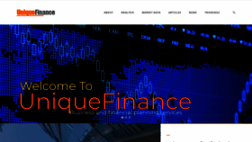 What Unique.finance website looked like in 2021 (2 years ago)
