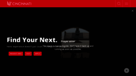 What Uc.edu website looked like in 2021 (4 years ago)