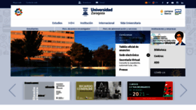 What Unizar.es website looked like in 2021 (2 years ago)