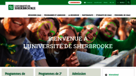 What Usherbrooke.ca website looked like in 2021 (2 years ago)