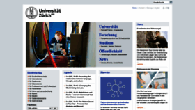 What Uzh.ch website looked like in 2021 (4 years ago)