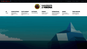 What Univr.it website looked like in 2021 (2 years ago)