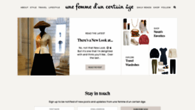 What Unefemme.net website looked like in 2021 (2 years ago)