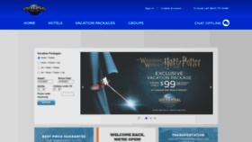 What Universalorlandovacations.com website looked like in 2021 (2 years ago)