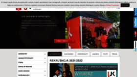 What Ujk.edu.pl website looked like in 2021 (2 years ago)