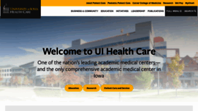 What Uihealthcare.org website looked like in 2021 (2 years ago)