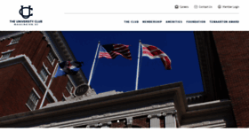 What Universityclubdc.com website looked like in 2021 (4 years ago)