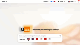 What Ubuy.do website looked like in 2021 (2 years ago)