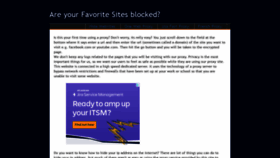 What Unblockthatsite.net website looked like in 2021 (2 years ago)