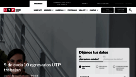 What Utp.edu.pe website looked like in 2021 (2 years ago)
