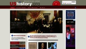 What Ushistory.org website looked like in 2021 (2 years ago)