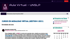 What Uvirtual.unslp.edu.bo website looked like in 2021 (2 years ago)