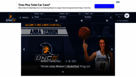 What Uncgspartans.com website looked like in 2021 (2 years ago)