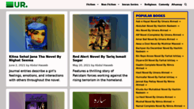 What Urdureadings.com website looked like in 2021 (2 years ago)