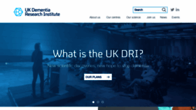 What Ukdri.ac.uk website looked like in 2021 (2 years ago)