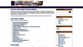 What Ugspace.ug.edu.gh website looked like in 2021 (2 years ago)