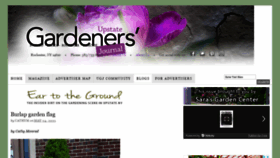 What Upstategardenersjournal.com website looked like in 2021 (2 years ago)