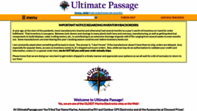 What Ultimatepassage.com website looked like in 2021 (2 years ago)