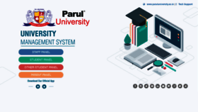 What Ums.paruluniversity.ac.in website looked like in 2021 (2 years ago)