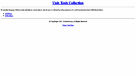 What Unixtools.org website looked like in 2021 (2 years ago)