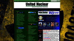 What Unitednuclear.com website looked like in 2021 (2 years ago)