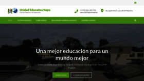 What Unidadnapo.edu.ec website looked like in 2021 (2 years ago)
