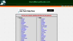 What Usersmanualguide.com website looked like in 2021 (2 years ago)