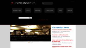 What Upcomingcons.com website looked like in 2021 (2 years ago)