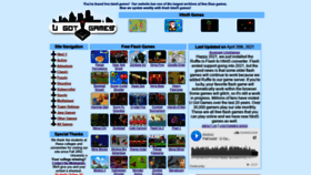 What Ugotgames.com website looked like in 2021 (2 years ago)