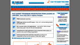 What Uktrademarkregistration.co.uk website looked like in 2021 (2 years ago)