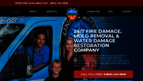 What Unitedwaterrestoration.com website looked like in 2021 (2 years ago)
