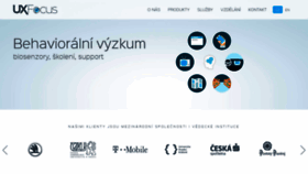 What Uxfocus.cz website looked like in 2021 (2 years ago)
