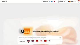 What Ubuy.cm website looked like in 2021 (2 years ago)