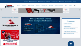 What Uhsaa.org website looked like in 2021 (2 years ago)