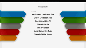 What Usagoals.tv website looked like in 2021 (2 years ago)