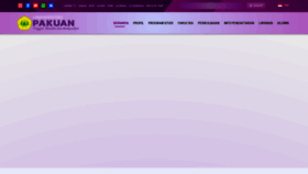 What Unpak.ac.id website looked like in 2021 (4 years ago)