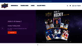 What Upperdeckstore.com website looked like in 2021 (2 years ago)