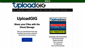 What Uploadgigpremium.com website looked like in 2021 (2 years ago)
