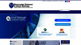 What Uasd.edu.do website looked like in 2021 (2 years ago)