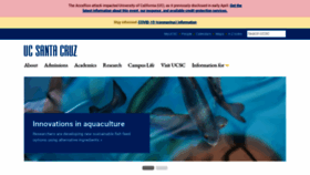 What Ucsc.edu website looked like in 2021 (2 years ago)