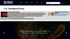 What Usgs.gov website looked like in 2021 (2 years ago)