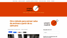 What Umami-madrid.com website looked like in 2021 (2 years ago)