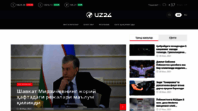 What Uz24.uz website looked like in 2021 (2 years ago)