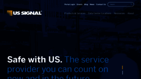 What Ussignal.com website looked like in 2021 (2 years ago)