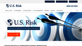 What Usrisk.com website looked like in 2021 (2 years ago)