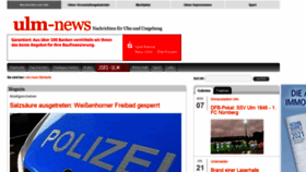 What Ulm-news.de website looked like in 2021 (4 years ago)